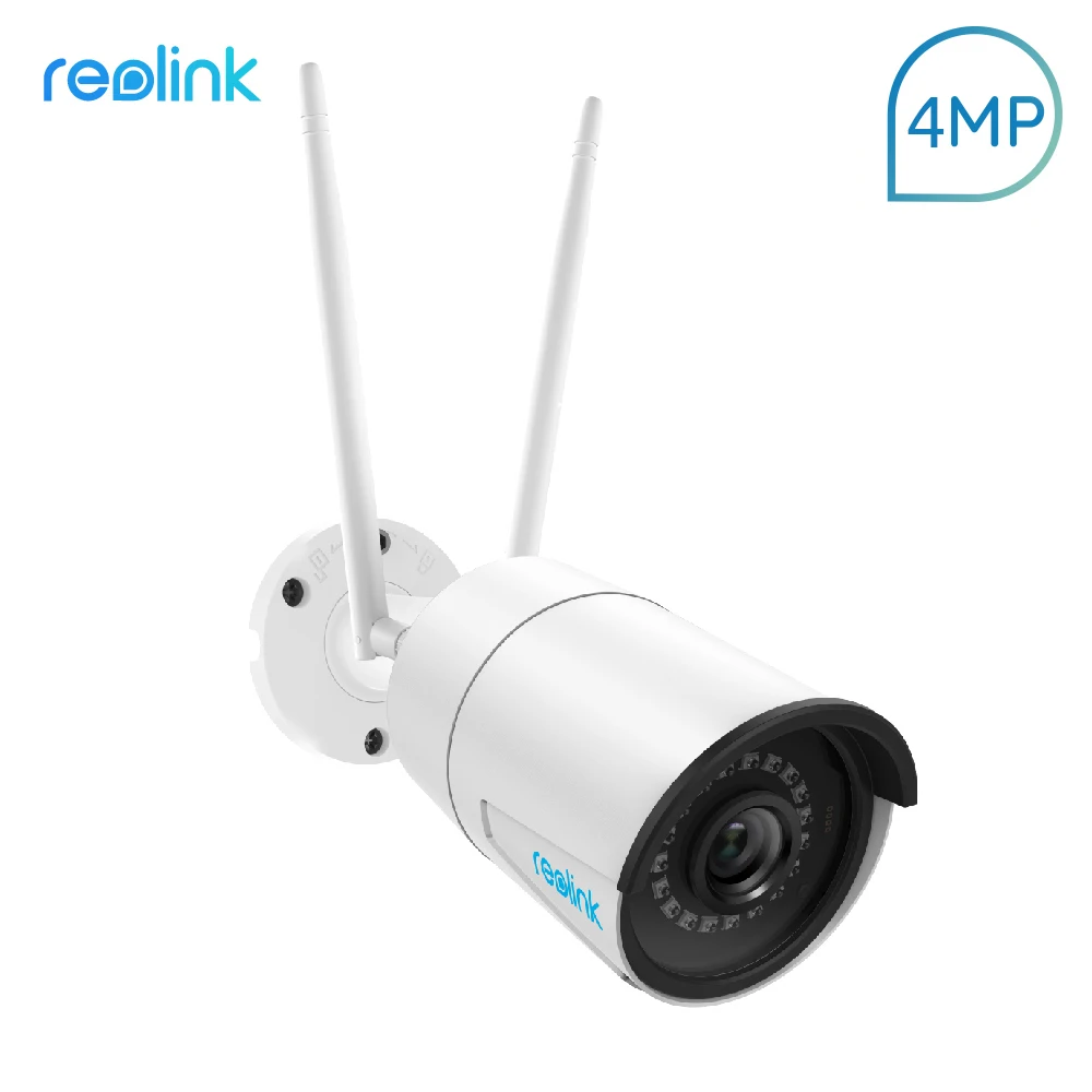 Reolink RLC 410W камера безопасности 4MP 2 4G/5Ghz WiFi Onvif ночного видения IP66 Водонепроницаемая Пуля для наружного