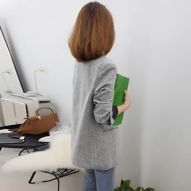 

Vatican Li Thinking Ozhouzhan Early Spring Women's 2019 New Style European Goods Fashion One-Button Slim Fit CHIC Retro Small Su