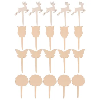

20 Pcs Plant Labels High Quality Durable Wooden Plant Labels for Garden