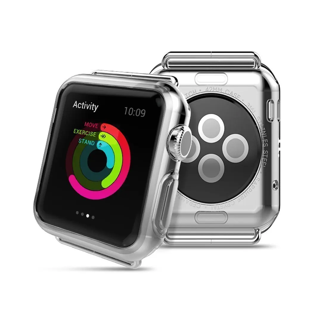 Подходит для APPLE Watch Apple 1 2 3 4 поколения универсальный защитный чехол ТПУ с