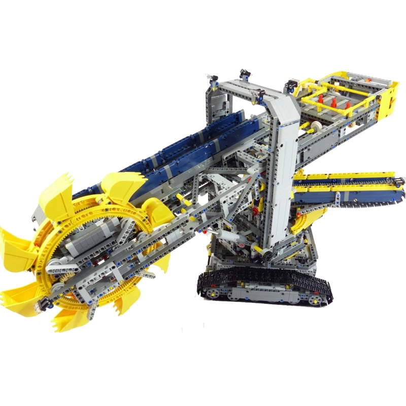 Ковшовый колесный экскаватор, 3929 шт, совместимый Technic 20015 42055, строительные блоки, кирпичи, развивающая игрушка, подарок на день рождения для детей