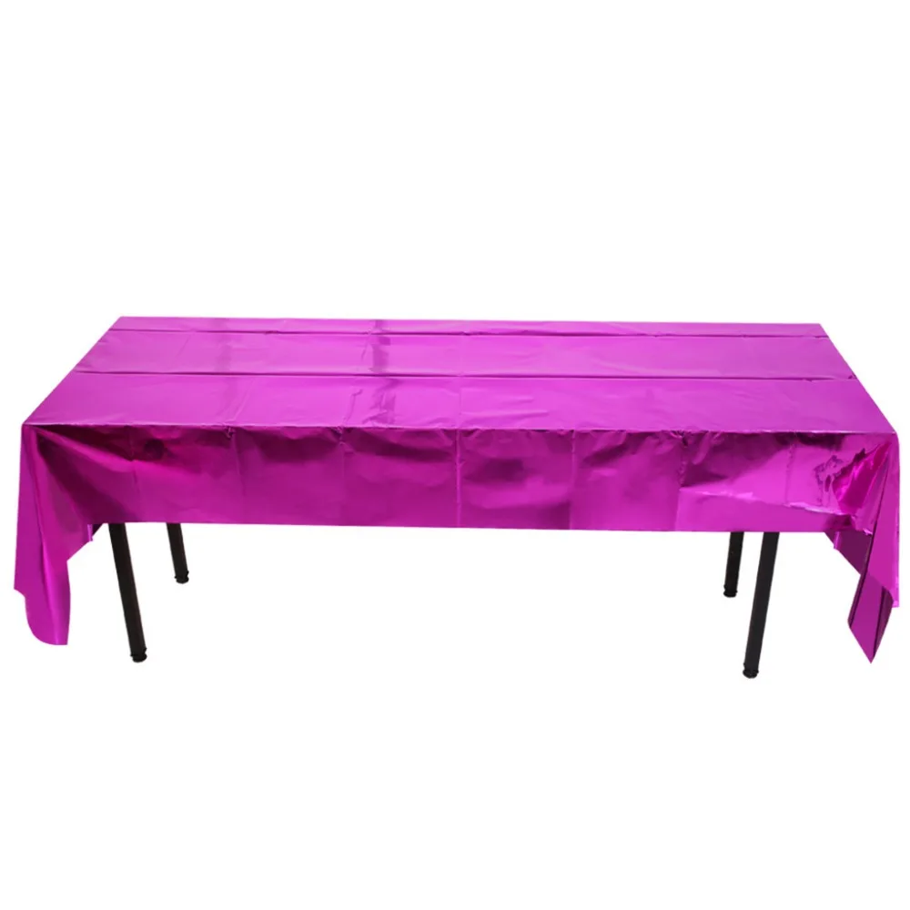 Glossy Disposable Tablecloth Rose Gold Sequin Table Runner for Wedding Party Christmas Table Cover Tablecloth Decoration 1x 2 (5)