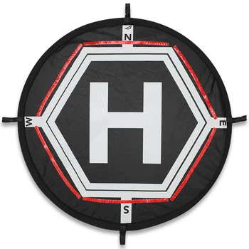 

21.6inch Station Parking Night Flight Drone Accessories With Reflective Strip RC Quadcopters Landing Pad For DJI Mavic Mini