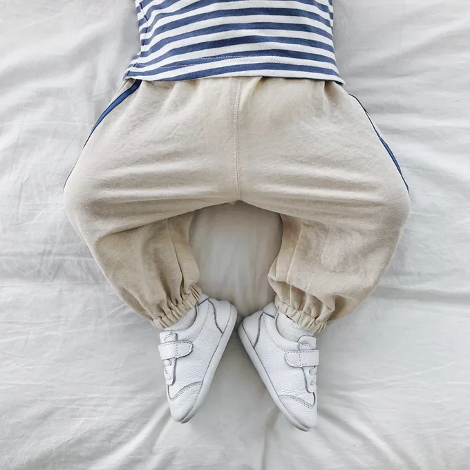 Одежда для младенцев Mini Babe City; детские брюки; брюки с тесьмой; свободные противомоскитные штаны для детей; летняя детская одежда