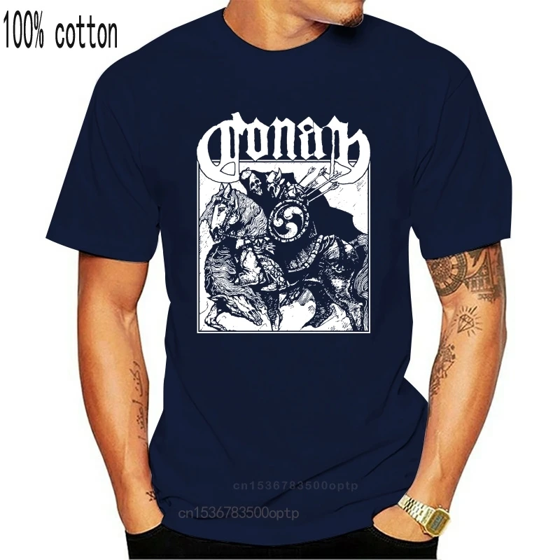 Conan футболка лошадный молоток-новая и официальная! Оптовая продажа футболки с