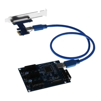 

aad in Card PCI-e 1 to 3 PCI Express 1X Slots Riser Card Adapter Multiplier