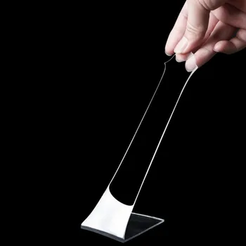 

Transparent Multifunctional Non-Marking Nano-Adhesive Washable Adhesive Pad Double-Sided Non-Slip Removable Strip... #hj