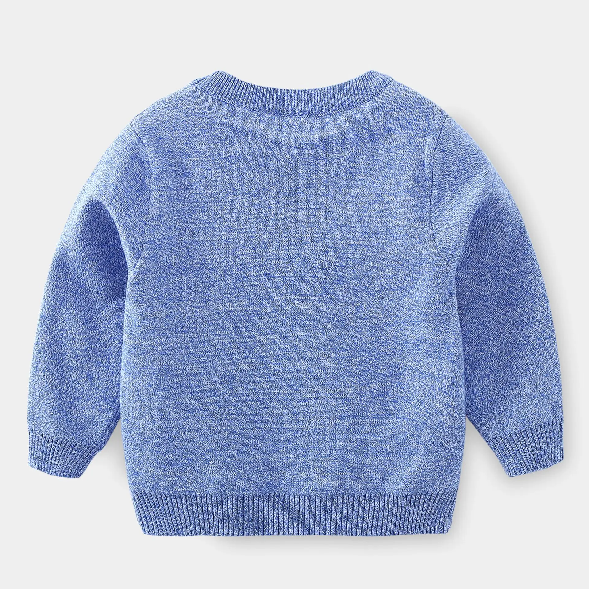 

Boys' Sweater Autumn Clothing New Style Sweater Childrenswear Casual Solid Color Children Yarn Tops Autumn And Winter