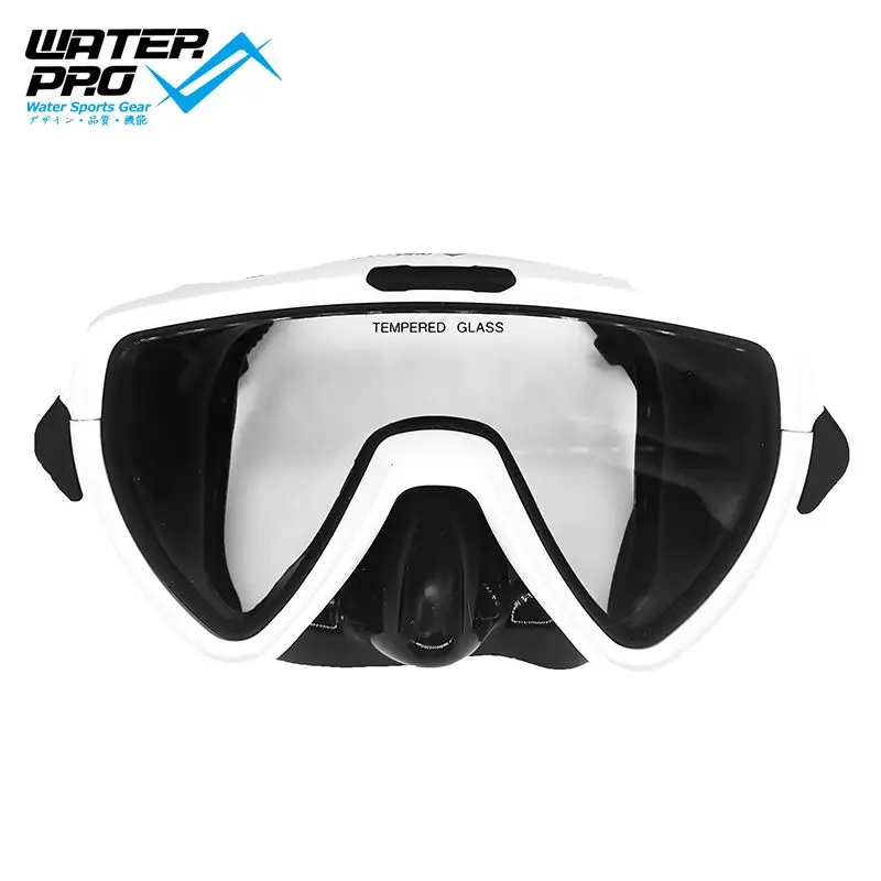 

Waterpro Orca Solo Diving Mask Snorkels Anti-Fog Goggles Glasses Diving Swimming Easy Breath Scuba Diving Freediving Equipment