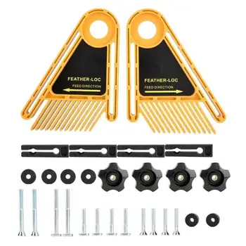 

Double Featherboard for Trimmer Router Table Saw Fence Woodworking Tool Set