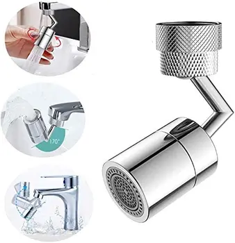 

720 Degrees Universal Splash Filter Faucet Spray Head Anti Splash Filter Faucet Movable Kitchen Tap Water Saving Nozzle Sprayer