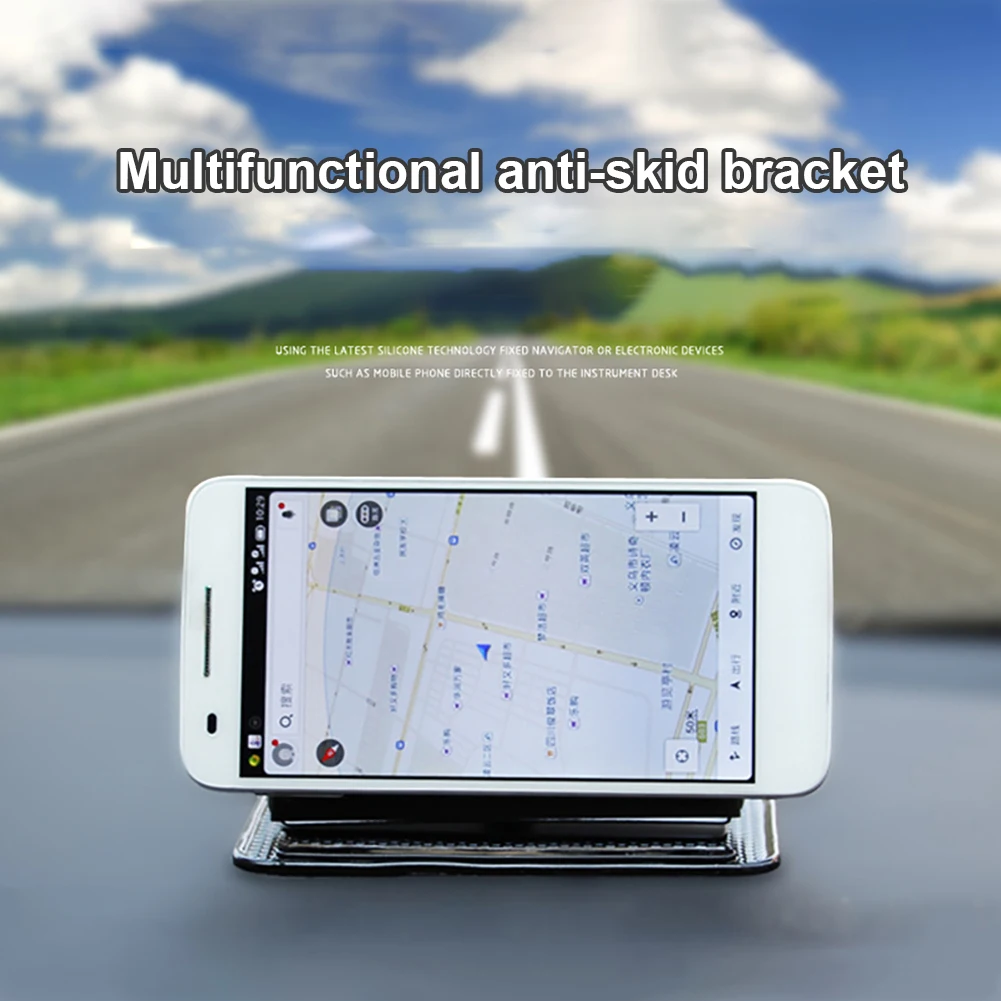 Support de Téléphone Rotatif à 360 ° en Silicone pour Voiture, Polymères  Antidérapants, Planche Prada Automobile, Angle Réglable, Tampon Collant  pour Navigation GPS - AliExpress