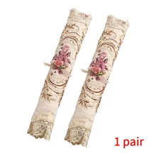 2 шт. холодильник Винтаж легко установить духовка Волшебная Наклейка защитная модная ручка кухонного шкафа крышка кружева декоративные моющиеся