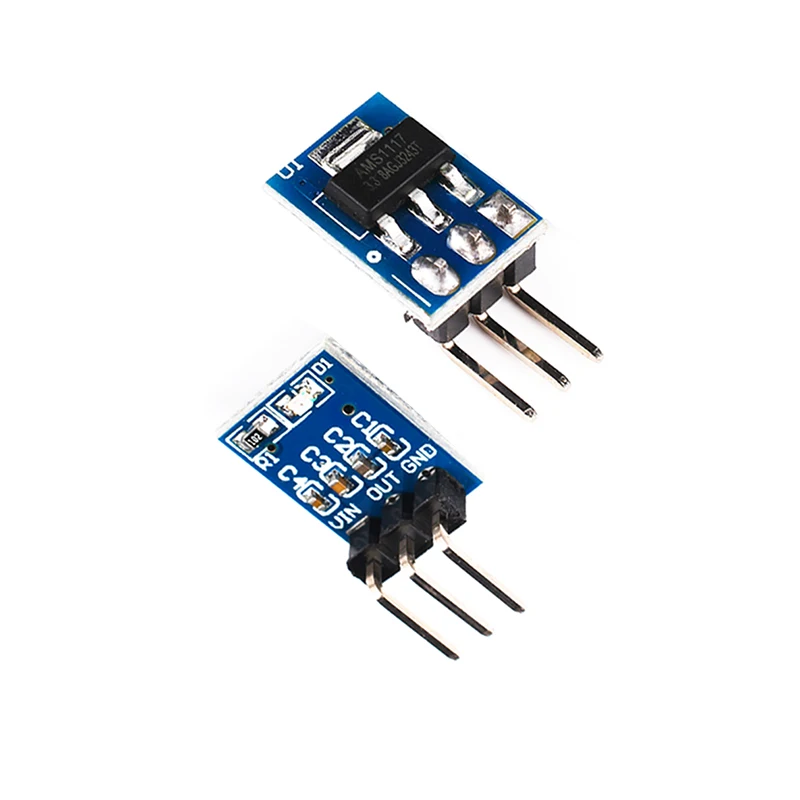5PCS/LOT 5V To 3.3V DC-DC Step-Down Power Supply Module AMS1117 LDO 800MA DC DC Buck Converter Step Down Voltage Power Board