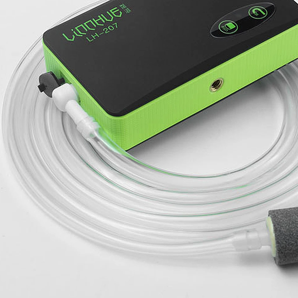 Plastic Mini Oxygenated Aerator USB Rechargeable Battery for Pumping Water Absorber Machine Water Pump Fishing Tools