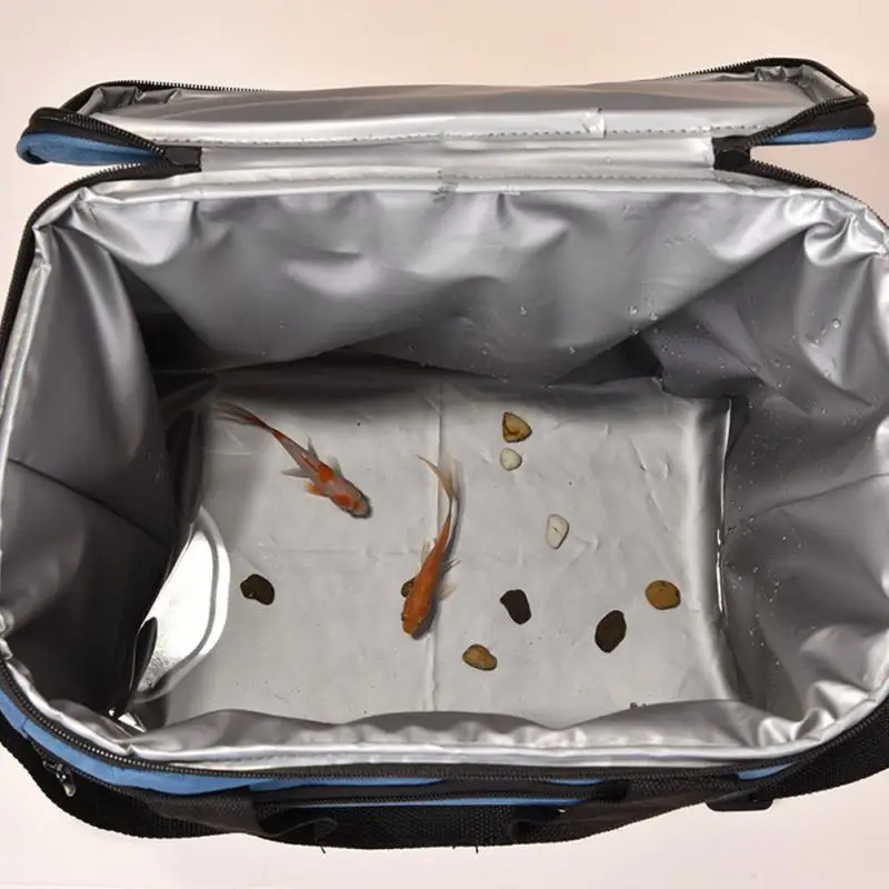 17L Reusable Cooler Bag with Strap Picnic Outdoor Activities Hot and Cold Insulated Lunch Bag Large Capacity Camping BBQ Cooler