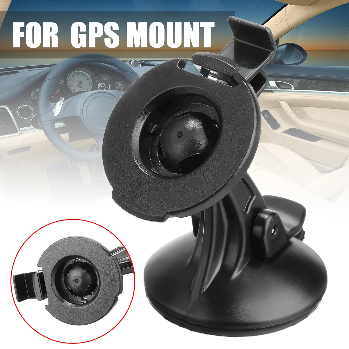 Adjustable 360 Degree Rotating Car GPS Holder Suction Cup Bracket For Garmin Nuvi 42 42LM 44 44LM 52 52LM 54 54LM | Мобильные