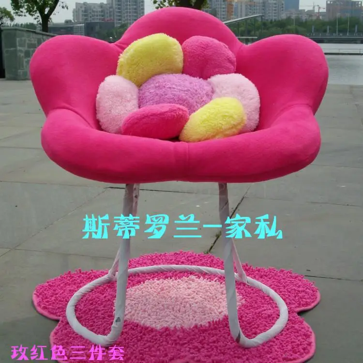 Креативный компьютерный диван стул, Досуг Мода цветок сливы стул, стул в приемную, креативный кофе стул, ткань искусство Flowe - Цвет: same as picture6