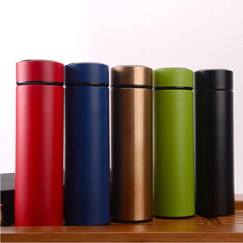 

Stainless Steel Vacuum Flask-Style Simple Business Gift Advertisement Shift Glass