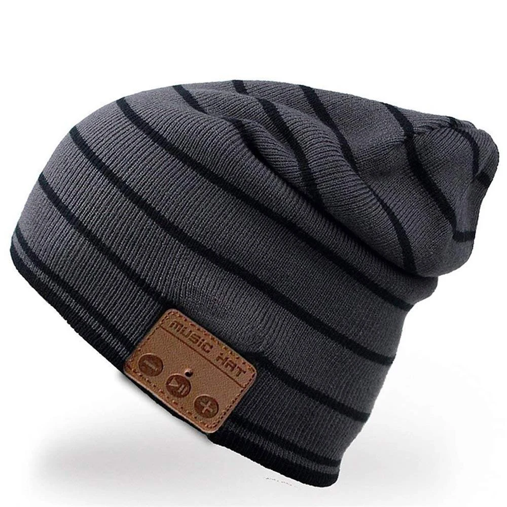 tiaowen-long hat Bluetooth 4,2, наушники в музыкальную шляпу, гарнитура, наушники для женщин и мужчин, с микрофоном, поддерживает TF карту, посылка в коробке, рождественские подарки - Цвет: tiaowen-long hat