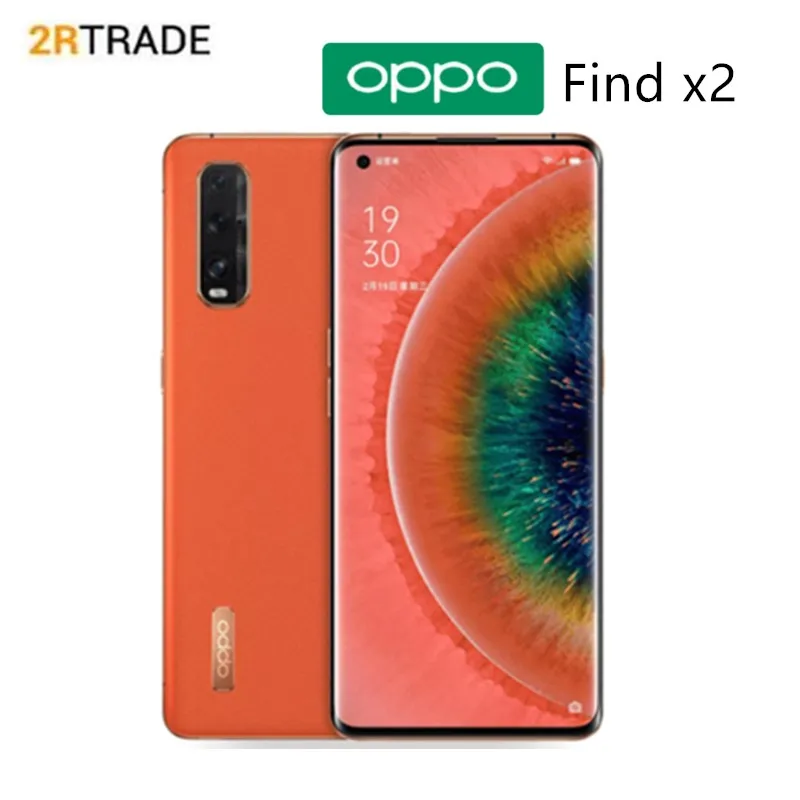 Оригинальный смартфон OPPO Find X2 5G Snapdragon 865 6 7 дюймов 8 ядерный супер VOOC 2 0 Камера 48MP +