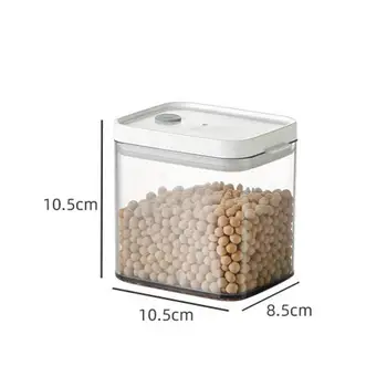 

Shading And Moisture-proof Sealed Tank Square Transparent Food Storage Container Stacked With Refrigerator Fresh-keep Box