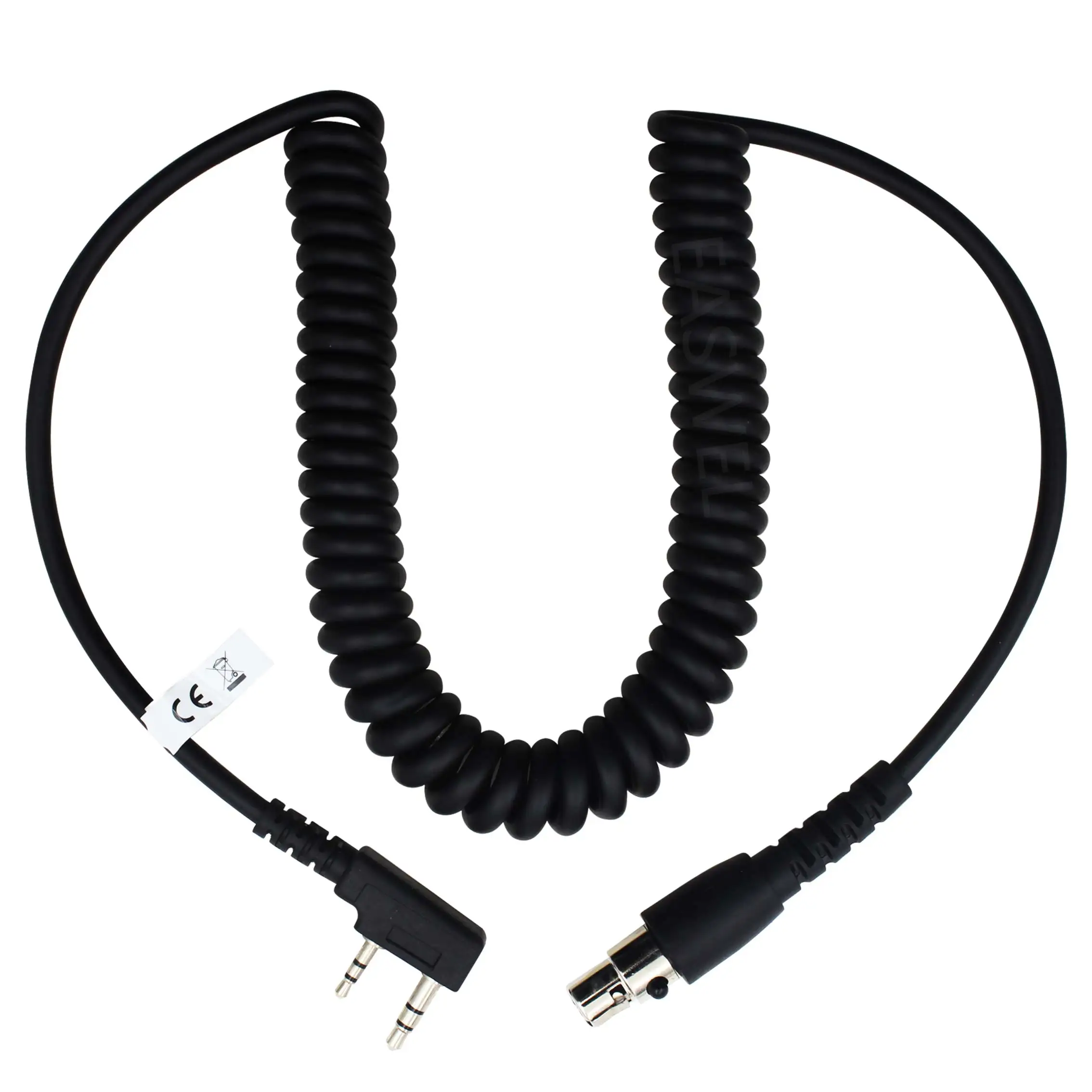 20 шт. 2Pin до 5Pin катушки кабель для Kenwood/HYT/Baofeng/Relm двухстороннее радио гарнитуры