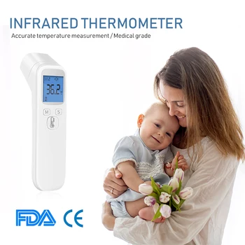 

Muti-fuction Baby/Adult Digital Thermometer Infrared Forehead Body Thermometer Gun Non-contact Temperature Measurement Home use