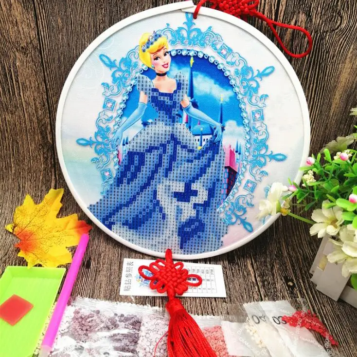22 5D Diy алмазная живопись, кулон, стразы, вышивка, ангел, подвеска, сделай сам, ремесло, набор для картин из алмазов, вышивка крестиком, аксессуары a185 - Цвет: 22