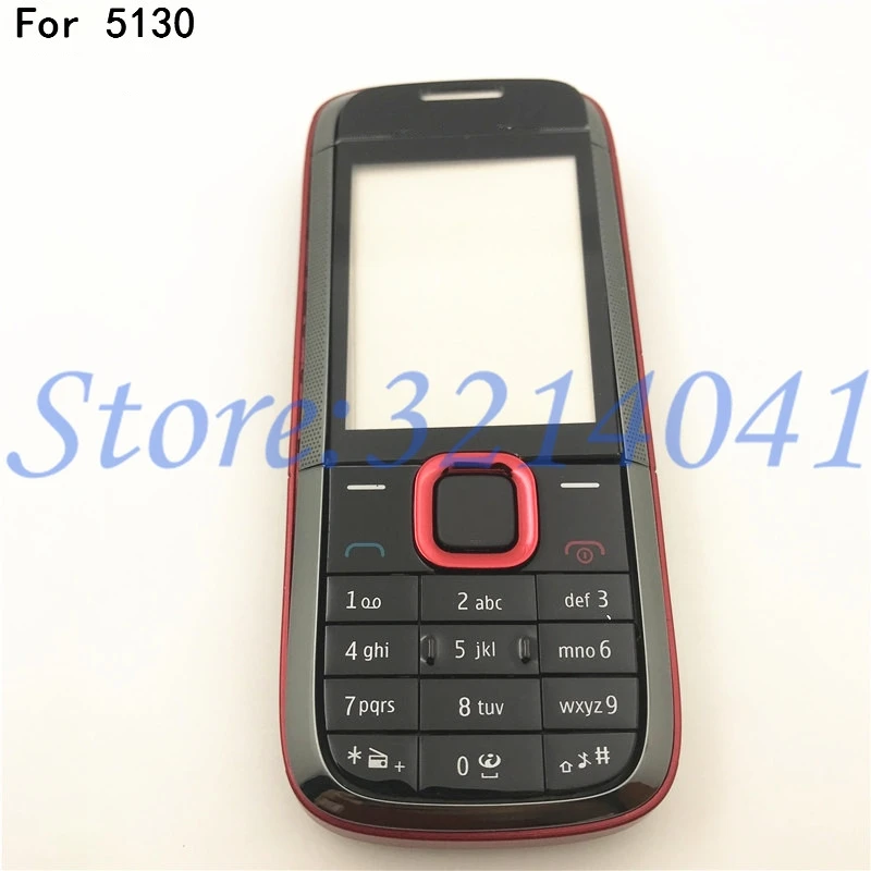 Хорошее качество для Nokia 5130 полный корпус задняя крышка аккумулятора английская