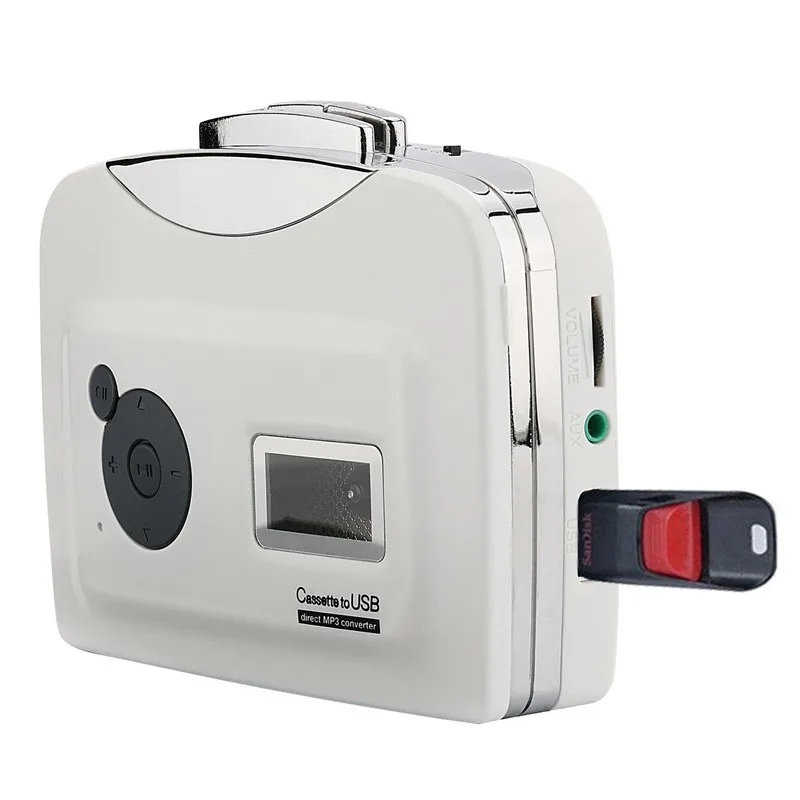 Cassette Player USB Cassette Tape Player Tape to MP3 Recording Music into USB Flash Drive Adapter Music Cassette Player Converter cassette player