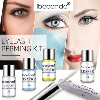 

Blue ZOO Mini Eyelash Perming Kit Lashes Lifting Professional Perm Set Curl Hot Eyelashes Set