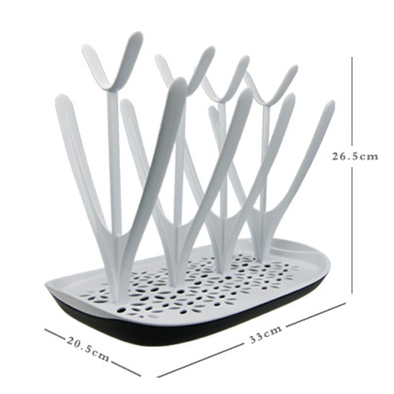 Сушилка для детских бутылочек, Пластиковая Полка для слива, держатель для чашек, съемная полка для бутылочек, стеллаж для хранения детских бутылочек