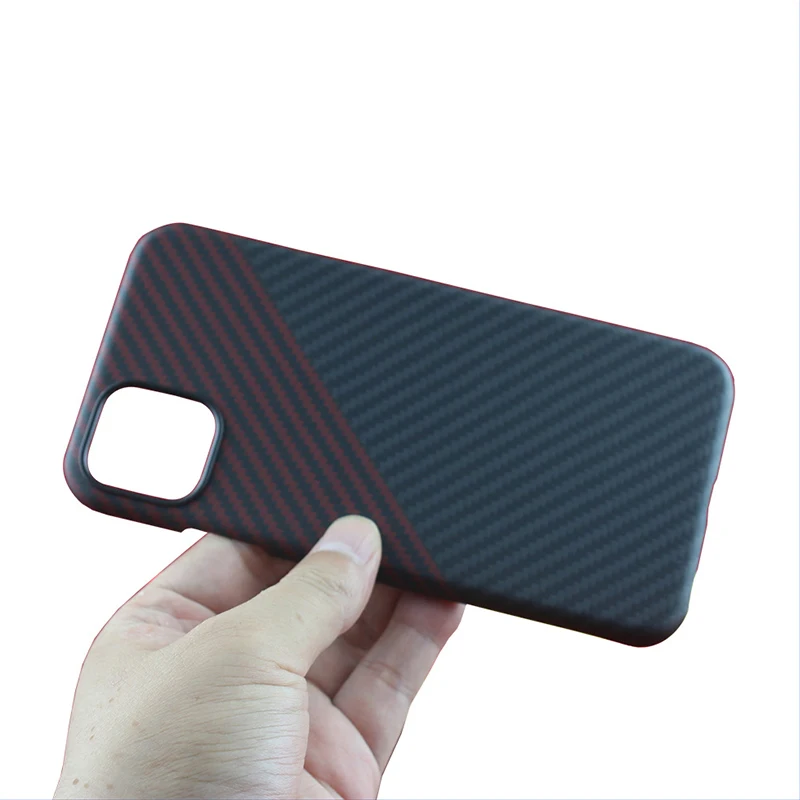 

Kevlar fiber phone case iphone11 11 pro max pure carbon fiber matte iPhone XS Max x xr real carbon fiber phone case light lens p