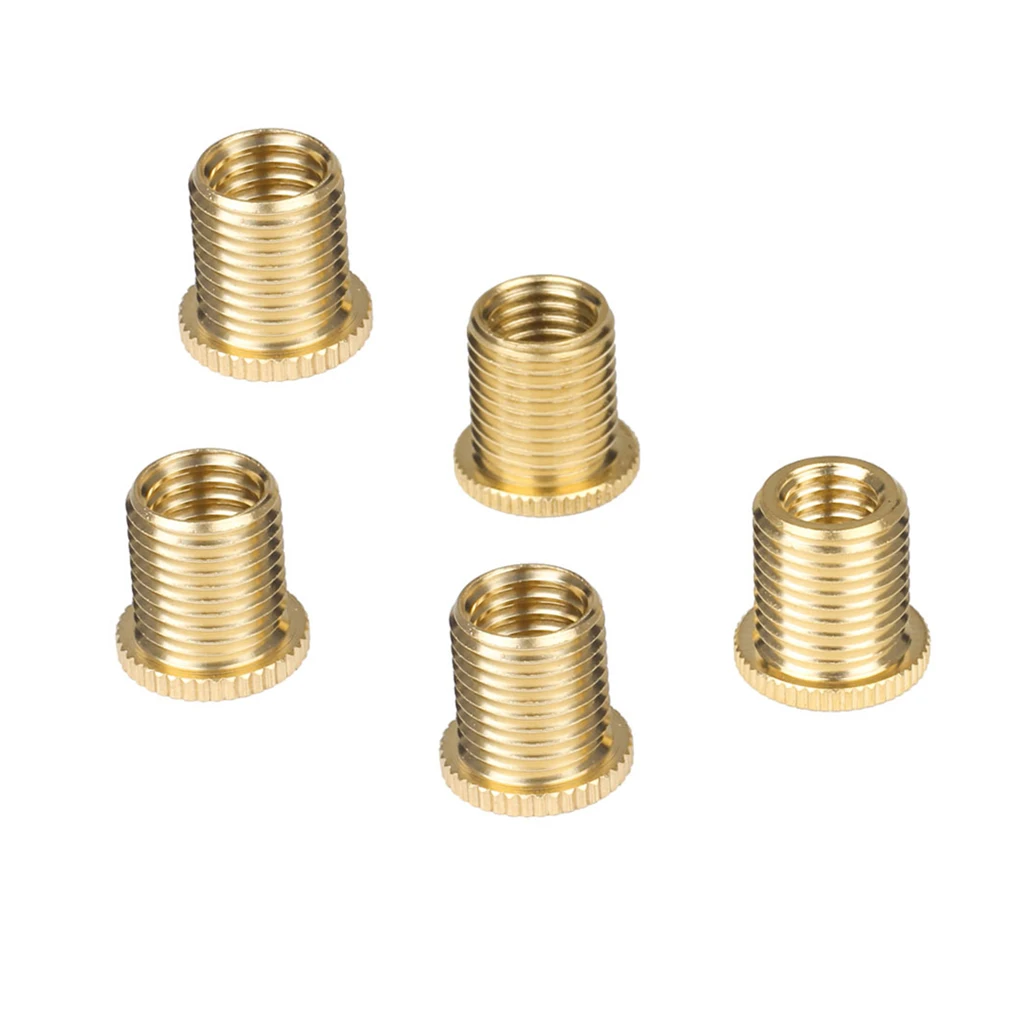 

Pack of 5 Universal Gear Shift Knob Adapter Nuts Insert Set M10x1.5 Gold