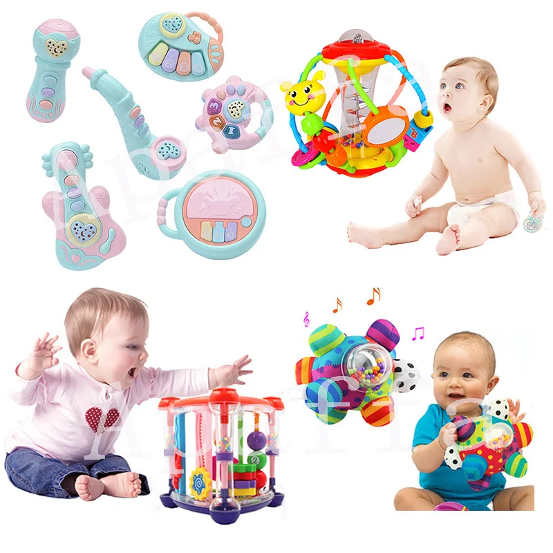 Детские погремушки игрушки для новорожденных колокольчики детские игрушки для детей возраста от 0 до 12 месяцев при прорезывании зубов безопасно развития рано утром образовательные игрушки для малышей