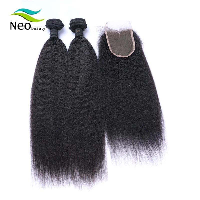 

hot sale factory wholesale price kinky straight Brazilian hair with closure 28 30 hair bundles