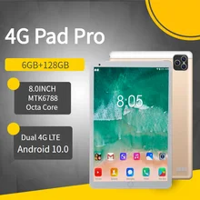 Tablette électronique MTK6788, 64 go, 8.0 pouces, 1280x800 IPS, double SIM, Octa Core, PC, Windows, 4G, LTE, Wifi, téléphone