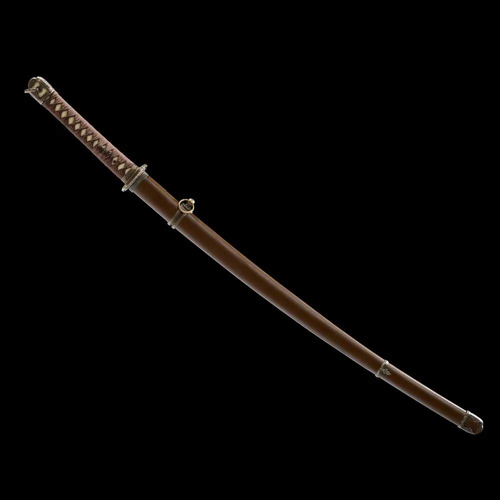 New patent handmade fluorescence real sharp japanese samurai katana sword high carbon steel tanto 98 gunto