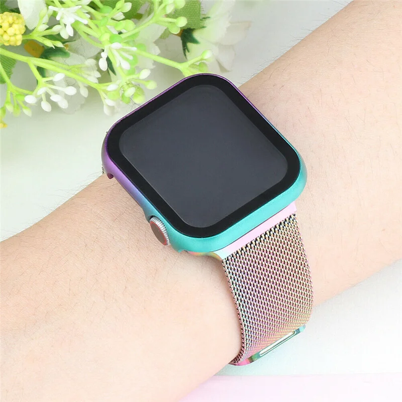 Apple Watch Series 7 6 5 4 3 2 ȭ  ݼ ȣ ̽    Ŀ iwatch 41mm 42mm 44mm 45mm