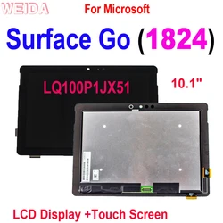 Pantalla LCD de 10,1 pulgadas AAA + para Microsoft Surface Go 1824, montaje de cristal Digitalizador de pantalla táctil para Surface Go, LQ100P1JX51