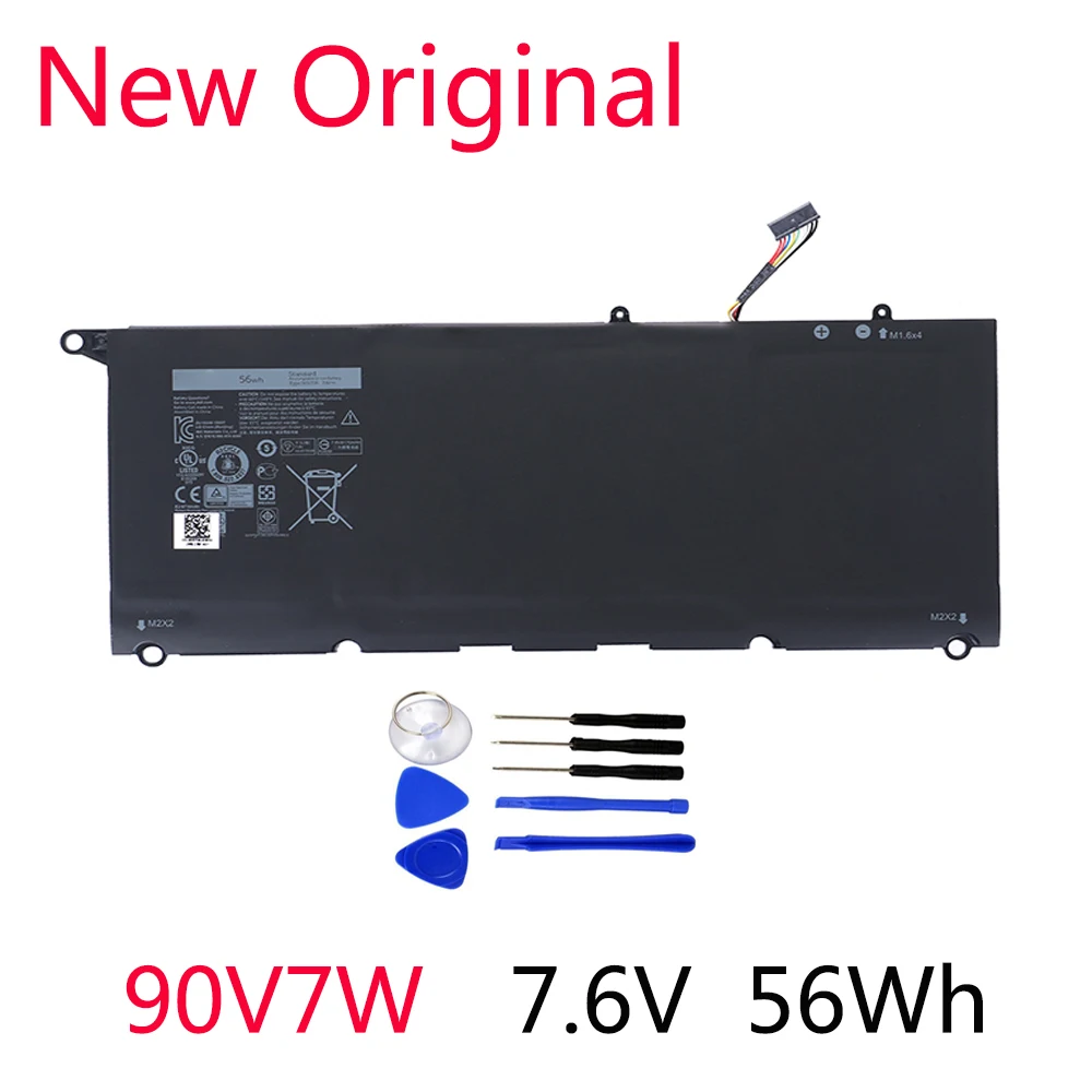 Новый аккумулятор для ноутбука Dell XPS 13 9343 XPS13 9350 13D-9343 P54G 0N7T6 DIN02 0DRRP RWT1R JHXPY 090V7W JD25G 7 6 V