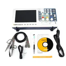 Owon SDS6062EV 8 дюймов цифровой осциллограф 60 МГц 2+ 1 каналы запись USB генератор сигналов логический анализатор спектра