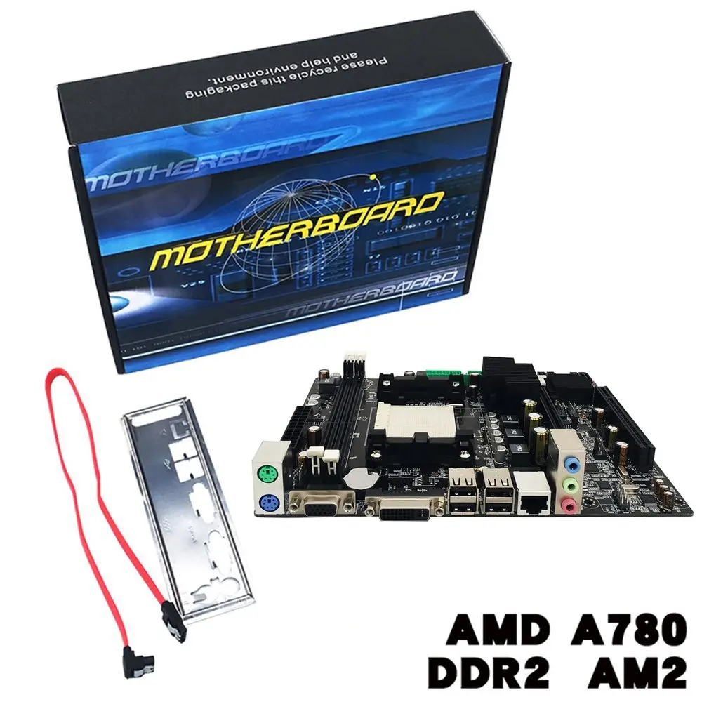 A780 настольный компьютер материнская плата 780G поддержка DDR3 памяти двухканальный