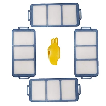 

5 Pcs Replacement Parts Rolling Brush Filters Side Brushes Compatible for Eufy Robovac 11S, Robovac 30 Robotic Vacuum Cleaner Ac