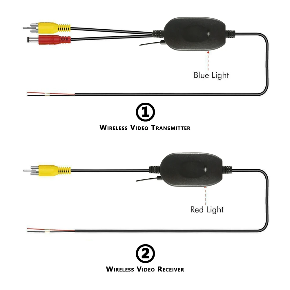 Автомобильная камера заднего вида Wifi беспроводной комплект проводки 2,4 GHz DC 12V автомобильная камера s беспроводной передатчик/приемник