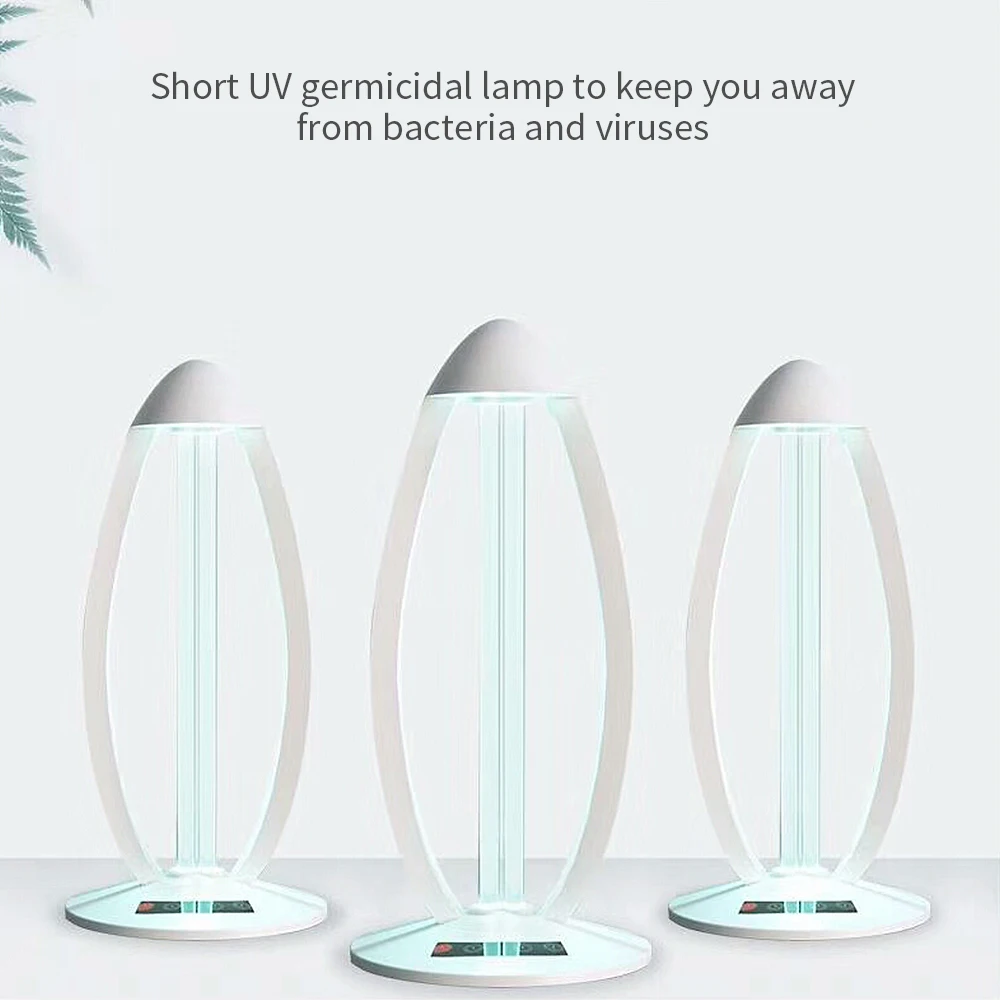 

220V Ultraviolet Sterilizing Lamp 38W UV Disinfection Light High Ozone UVC Germicidal Lamp Killing Anti Virus Ozone Table Lamp