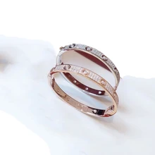 

2021 Hot Trend Brand Diamond Bracelet Fashion Diamond Rose Gold Silver Everyday Wear, Party, Birthday