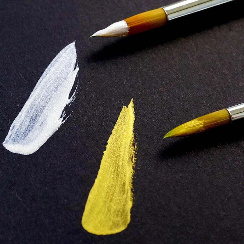 1 Bottle Japanese Pentel 6KB 30ML Gold/silver Pigment for Calligraphy Brush Ink Gold Gouache Watercolor Painting Gouache