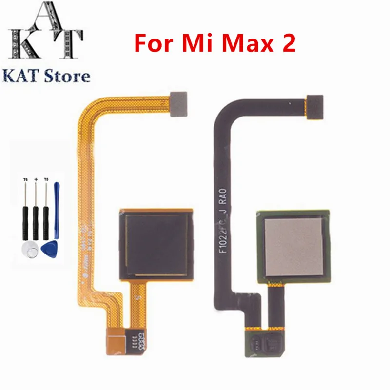 

5PCS For Xiaomi Max 2 Fingerprint Scanner Touch Sensor ID Home Button Return Keypad Flex Cable Replacement Parts